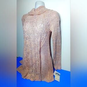 SKYES THE LIMIT NTW PINK COWL NECK LONG SLEEVE KNIT SWEATER